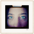 Have a Looksie Framed print 70x70 cm / 28x28″ Wood frame 17