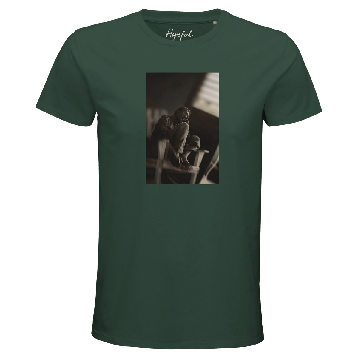 Hopeful - "A Dreamer’s Strength" T-shirt Bottle Green 1