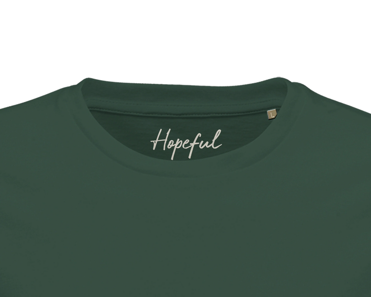 Hopeful - "A Dreamer’s Strength" T-shirt Bottle Green 2