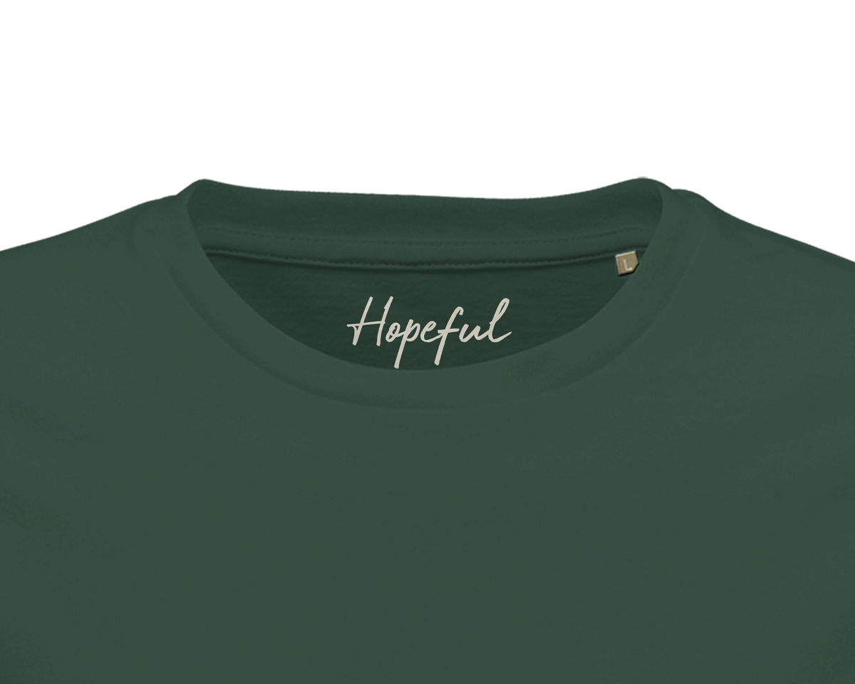 Hopeful - "A Dreamer’s Strength" T-shirt Bottle Green 2