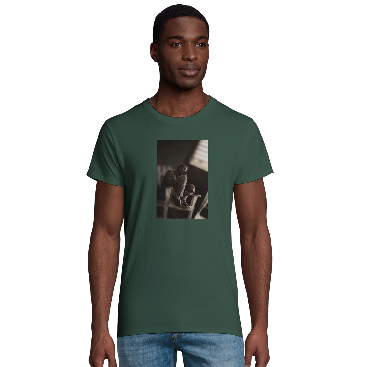 Hopeful - "A Dreamer’s Strength" T-shirt Bottle Green 4