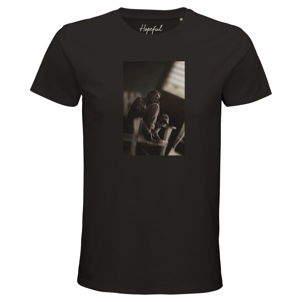 Hopeful - "A Dreamer’s Strength" T-shirt Deep Black 1