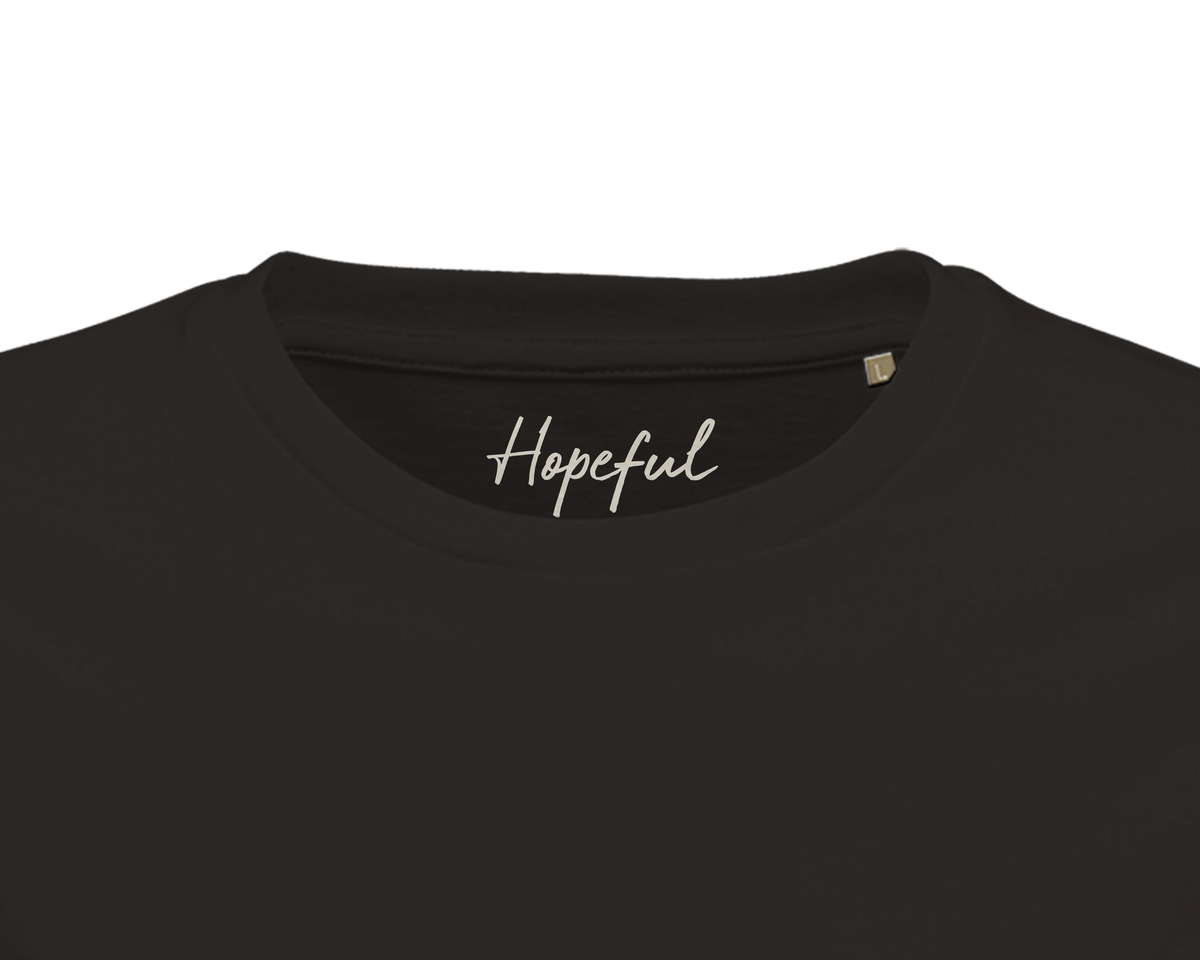 Hopeful - "A Dreamer’s Strength" T-shirt Deep Black 2