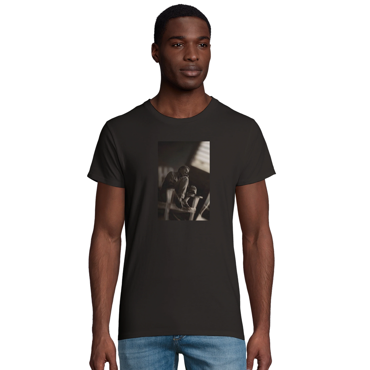Hopeful - "A Dreamer’s Strength" T-shirt Deep Black 4