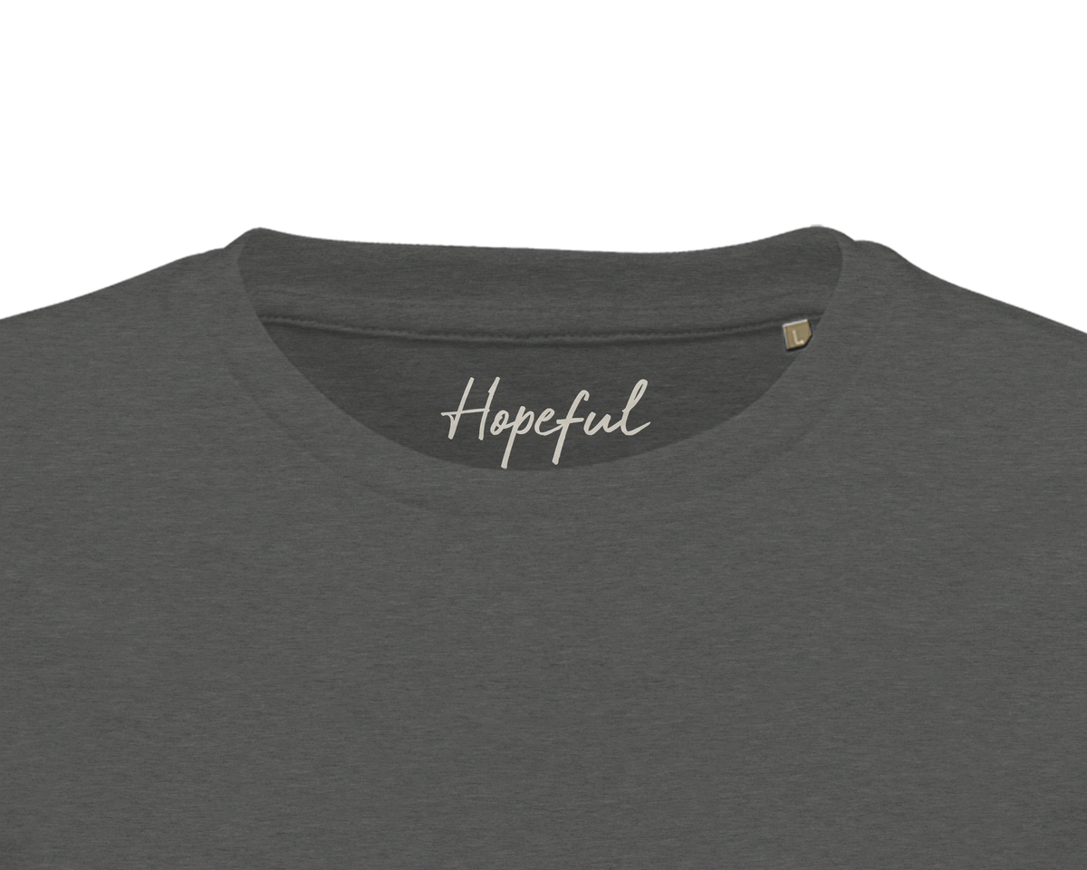 Hopeful - "A Dreamer’s Strength" T-shirt Grey Melange 2
