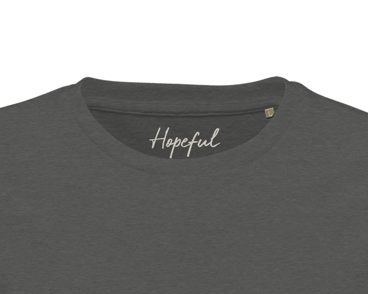 Hopeful - "A Dreamer’s Strength" T-shirt Grey Melange 2