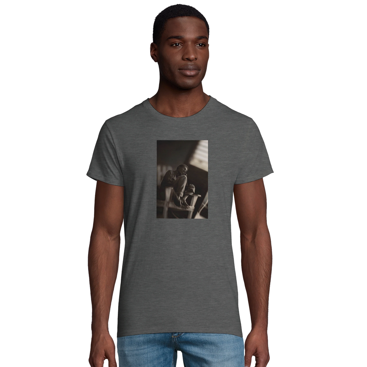 Hopeful - "A Dreamer’s Strength" T-shirt Grey Melange 4