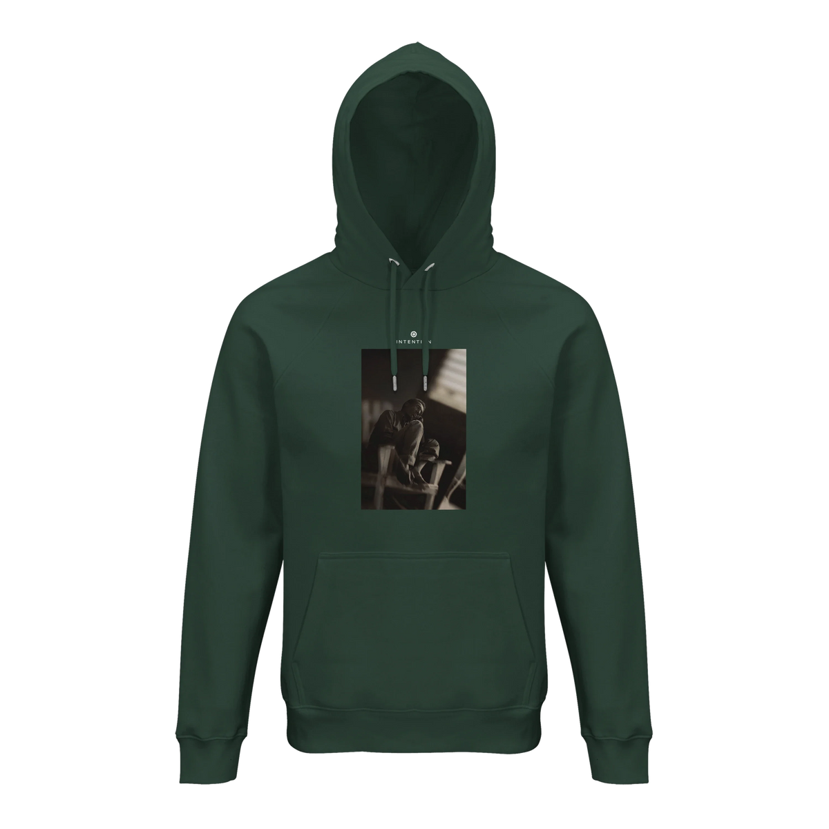 Hopeful - "A Dreamer’s Strength" Hoodie Bottle Green 1