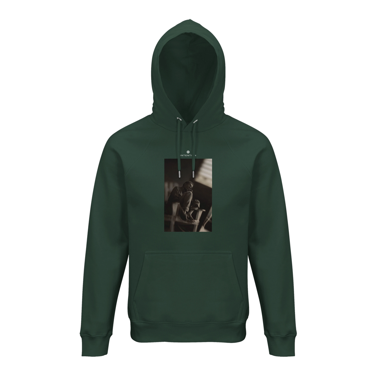 Hopeful - "A Dreamer’s Strength" Hoodie Bottle Green 1