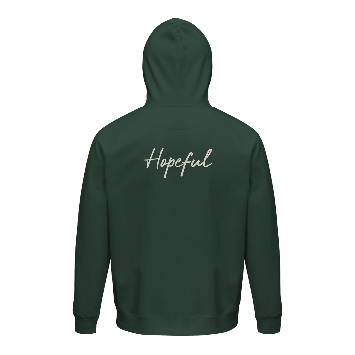 Hopeful - "A Dreamer’s Strength" Hoodie Bottle Green 2