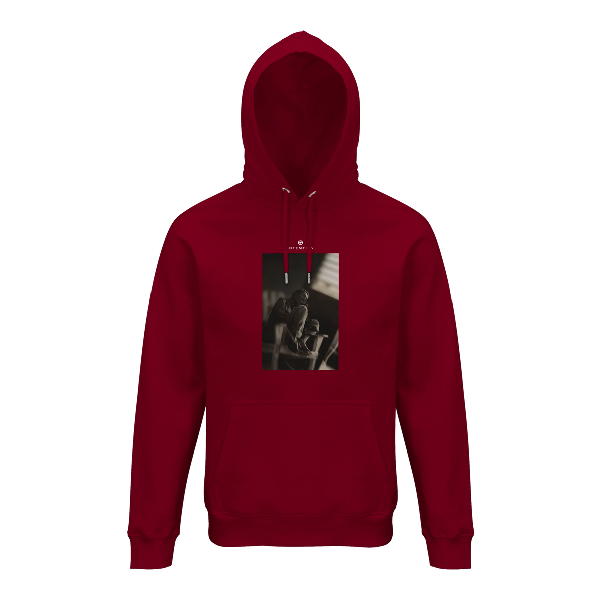 Hopeful - "A Dreamer’s Strength" Hoodie Burgundy 1