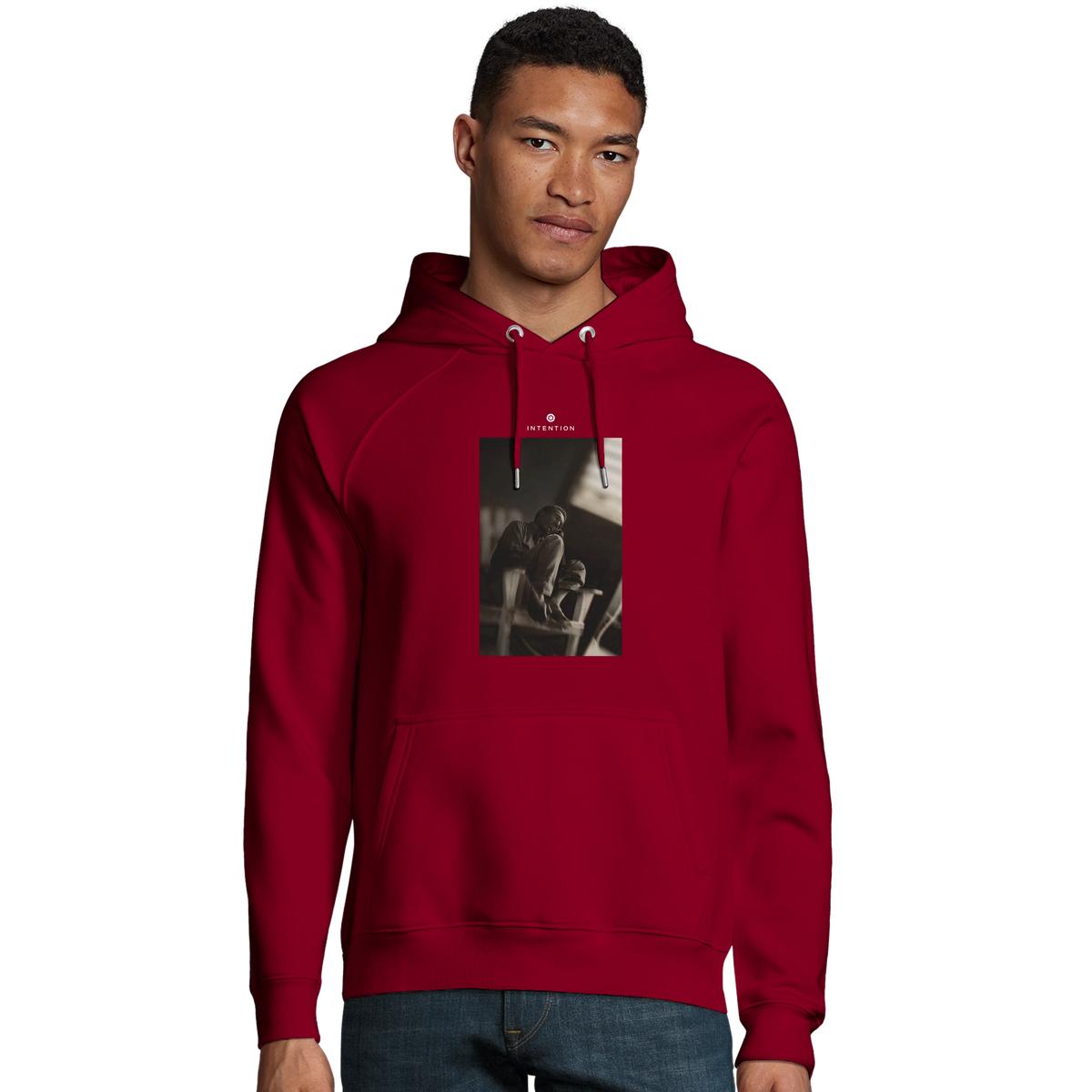 Hopeful - "A Dreamer’s Strength" Hoodie Burgundy 3