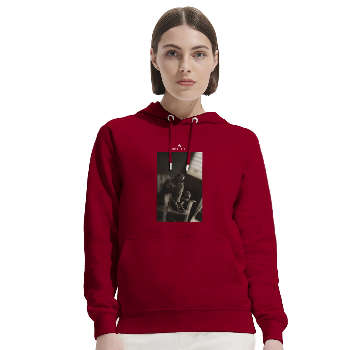 Hopeful - "A Dreamer’s Strength" Hoodie Burgundy 5