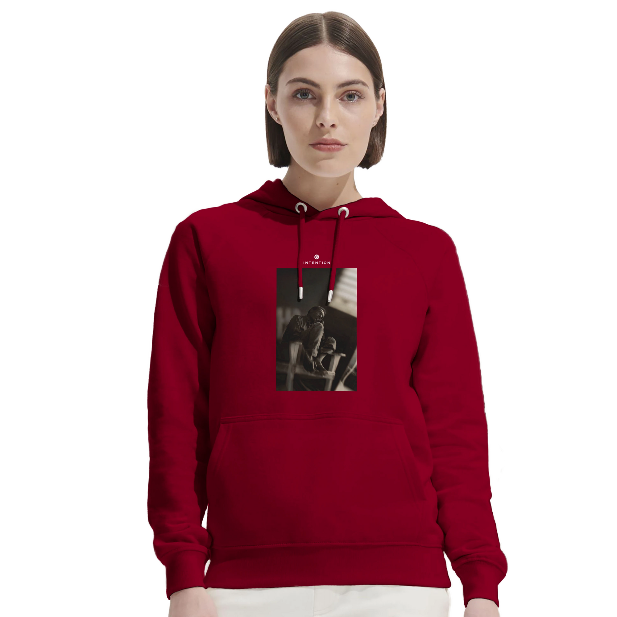 Hopeful - "A Dreamer’s Strength" Hoodie Burgundy 5