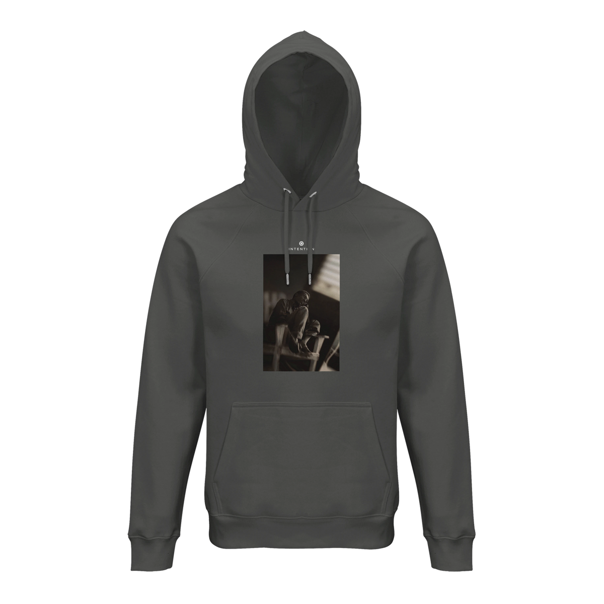 Hopeful - "A Dreamer’s Strength" Hoodie charcoal melange 1