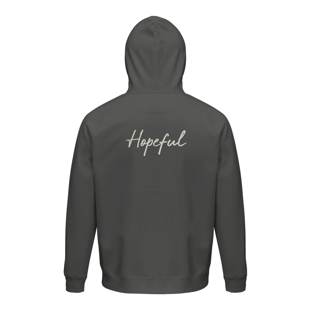 Hopeful - "A Dreamer’s Strength" Hoodie charcoal melange 2