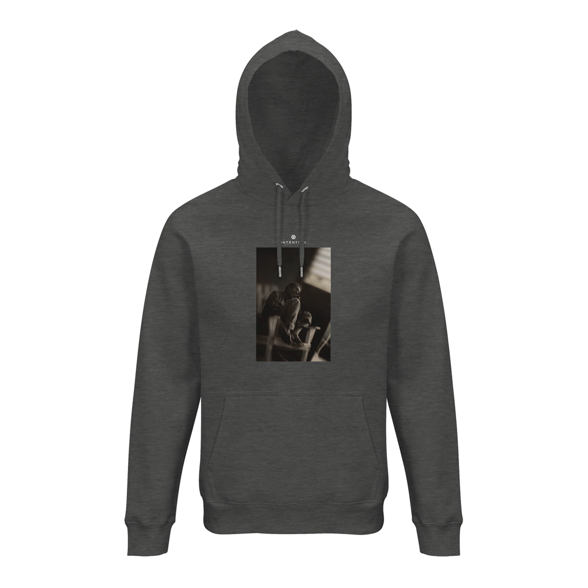 Hopeful - "A Dreamer’s Strength" Hoodie Grey Melange 1