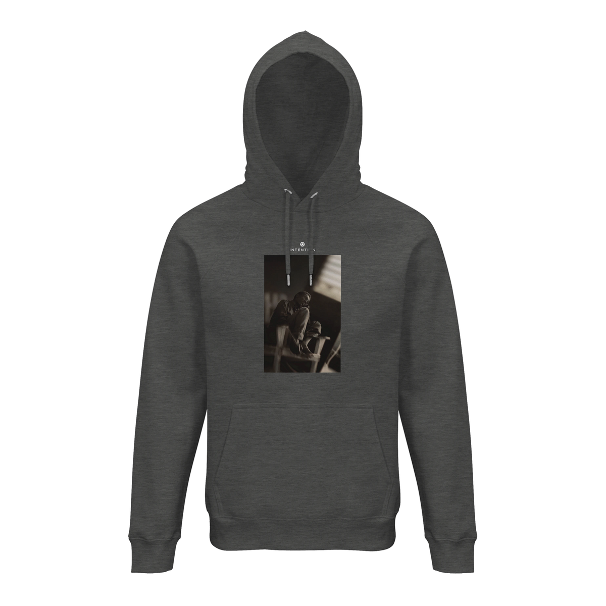 Hopeful - "A Dreamer’s Strength" Hoodie Grey Melange 1