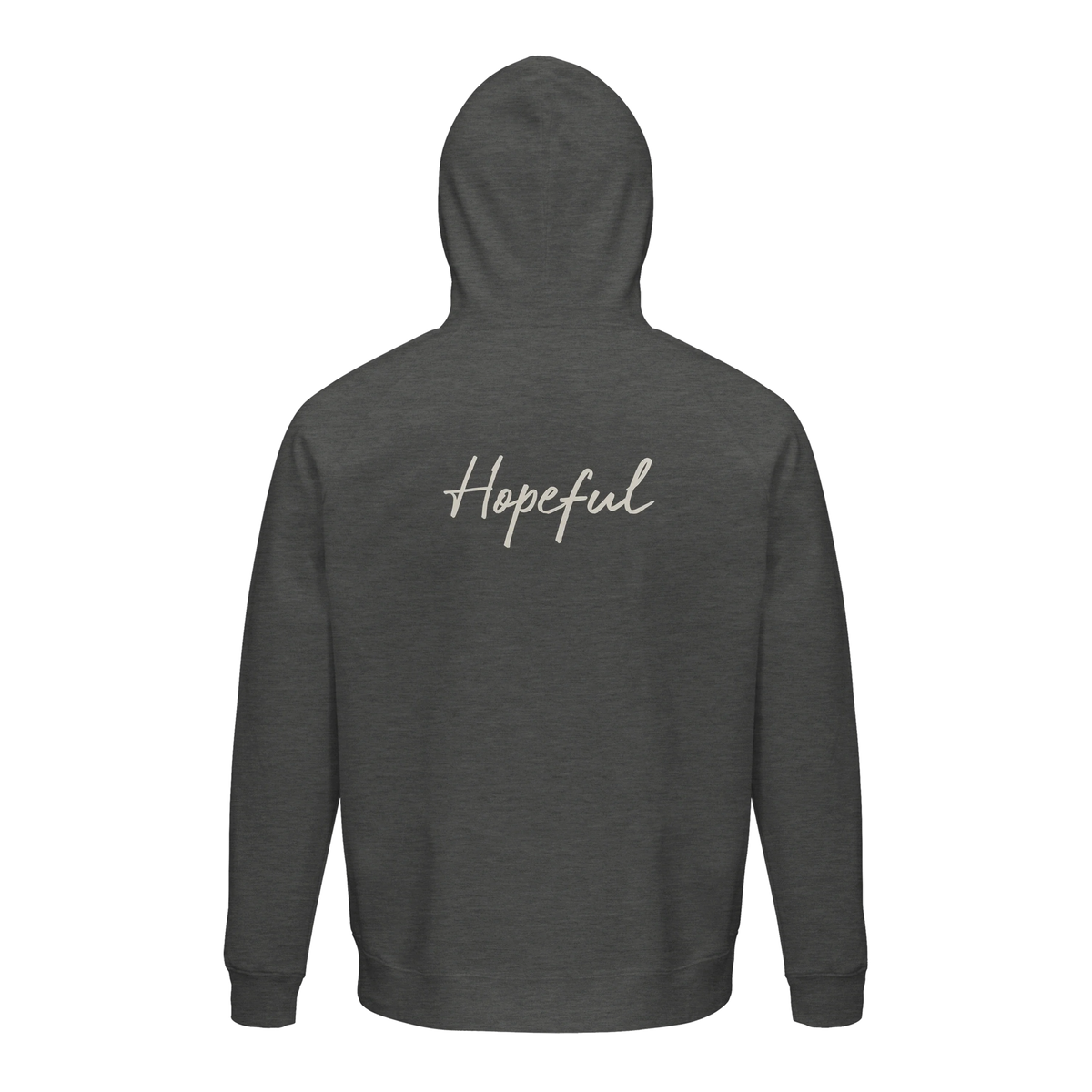 Hopeful - "A Dreamer’s Strength" Hoodie Grey Melange 2
