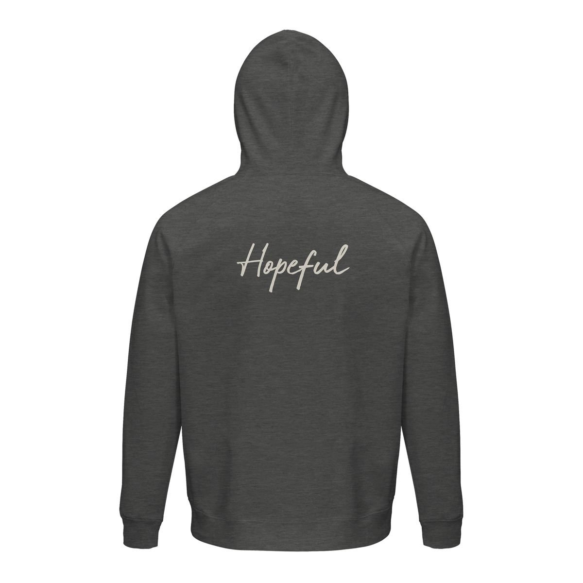Hopeful - "A Dreamer’s Strength" Hoodie Grey Melange 2
