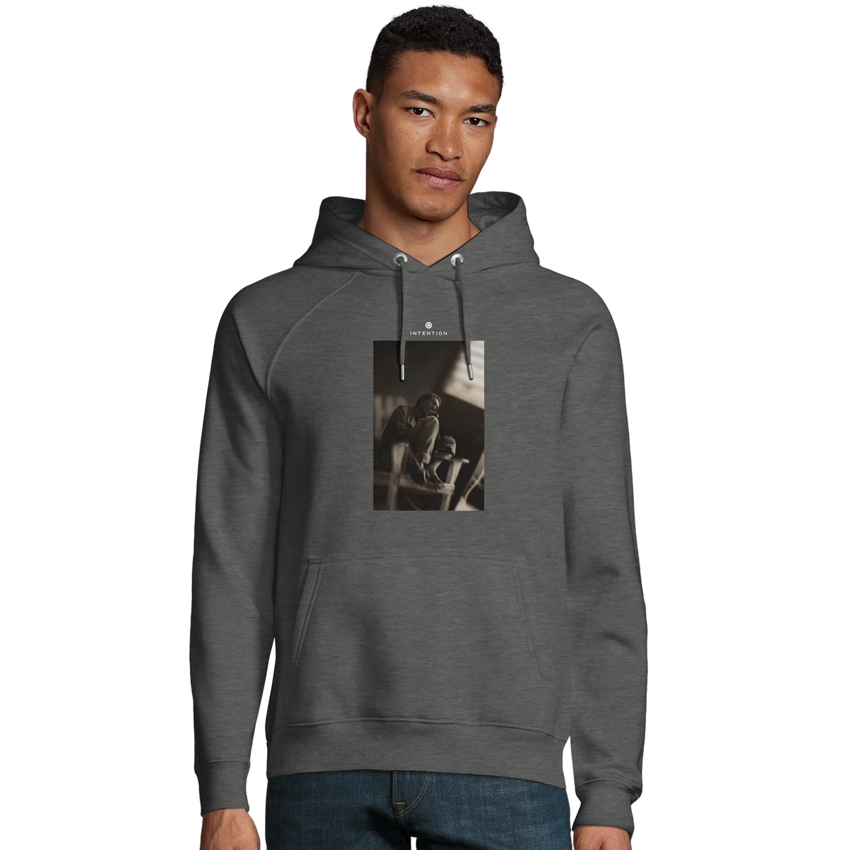Hopeful - "A Dreamer’s Strength" Hoodie Grey Melange 3
