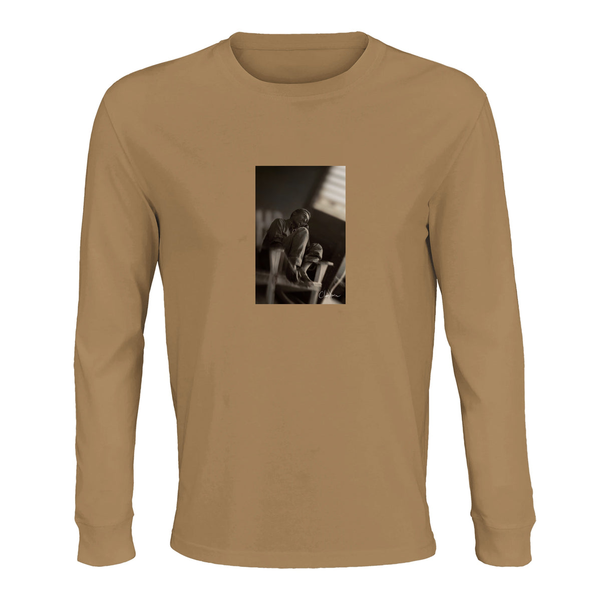 Hopeful - "A Dreamer's Strength" Long sleeve dark beige 1