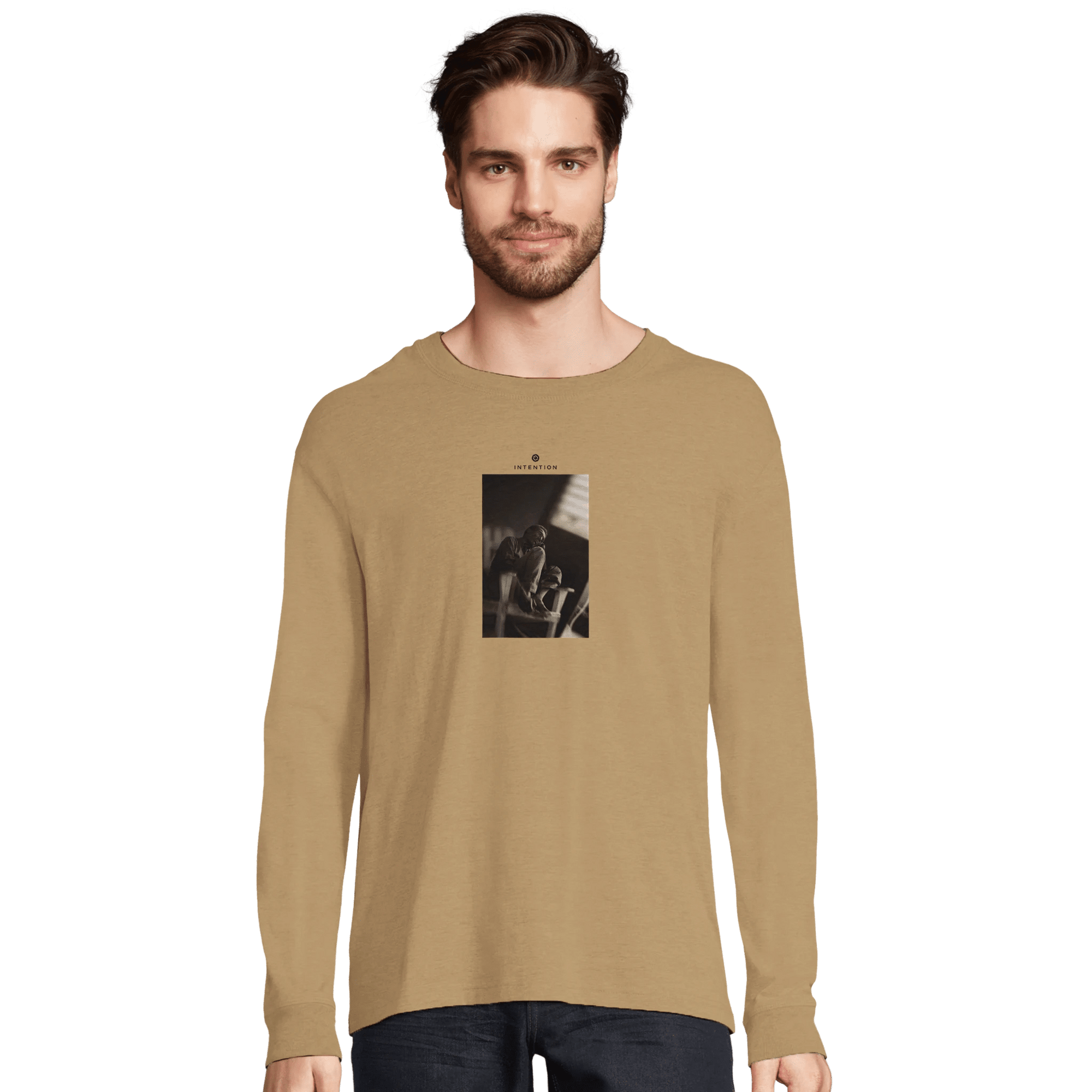 Hopeful - "A Dreamer’s Strength" Long sleeve dark beige 3