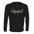 Hopeful - "A Dreamer's Strength" Long sleeve Deep Black 2