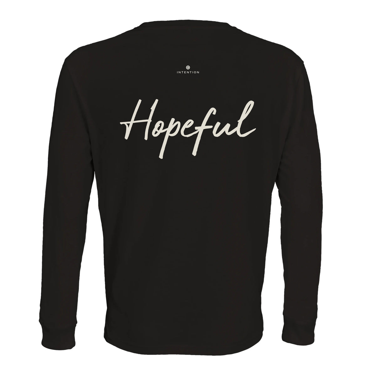 Hopeful - "A Dreamer's Strength" Long sleeve Deep Black 2
