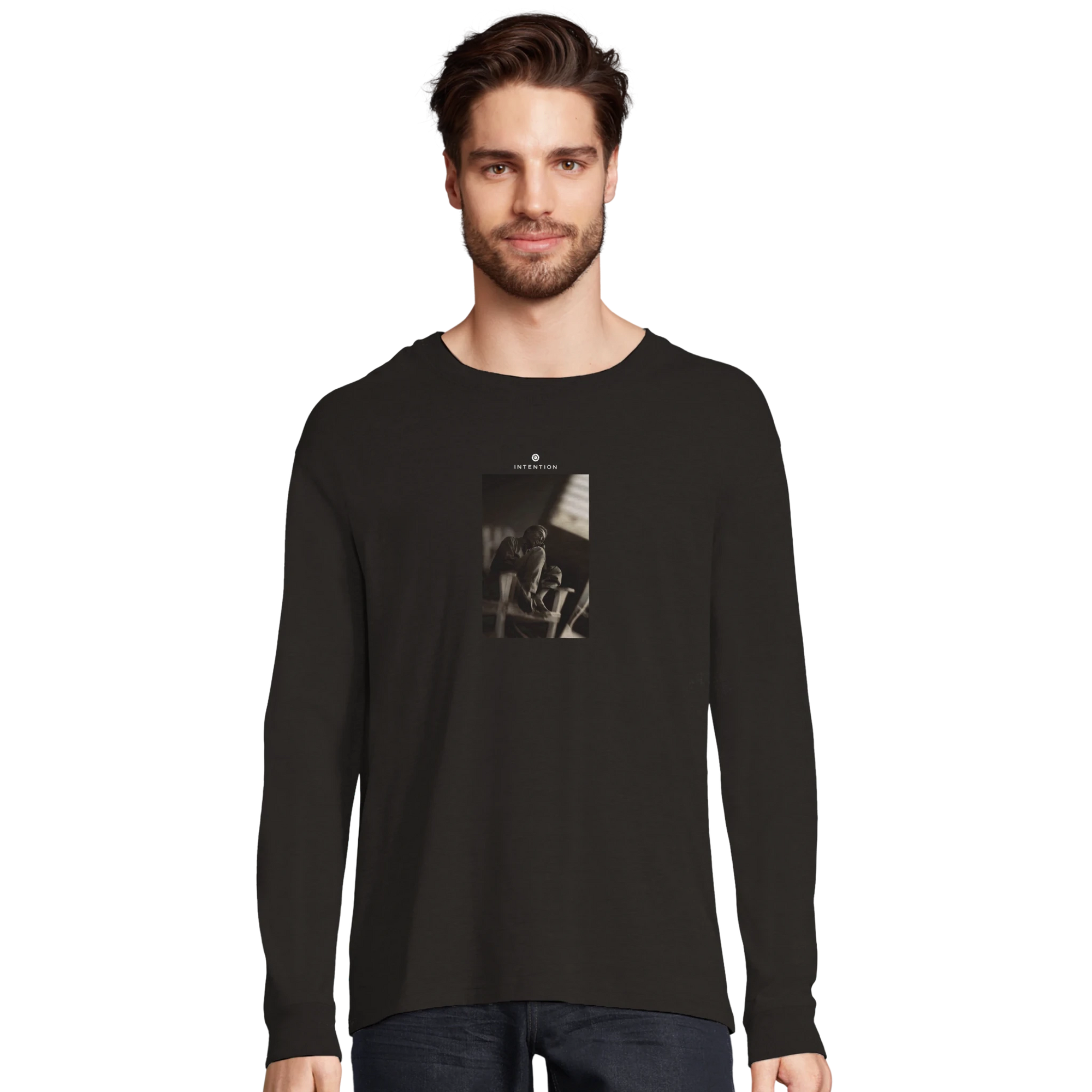 Hopeful - "A Dreamer’s Strength" Long sleeve Deep Black 3
