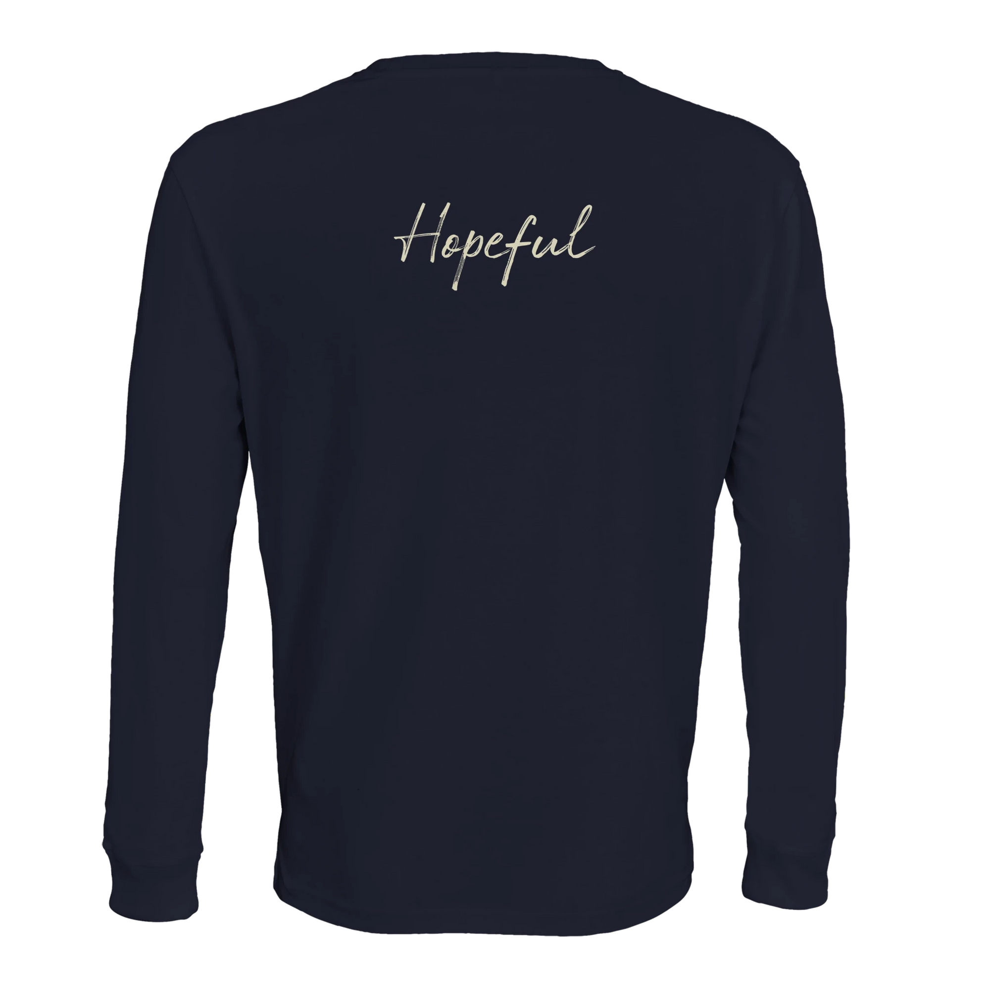 Hopeful - "A Dreamer’s Strength" Long sleeve French Navy 2