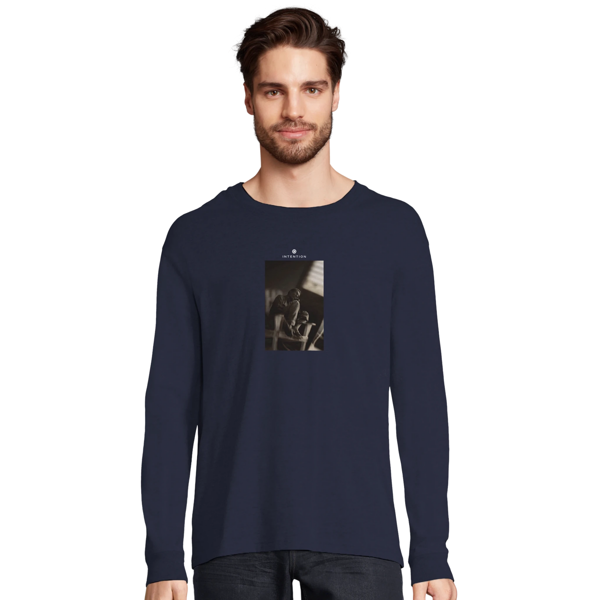 Hopeful - "A Dreamer’s Strength" Long sleeve French Navy 3