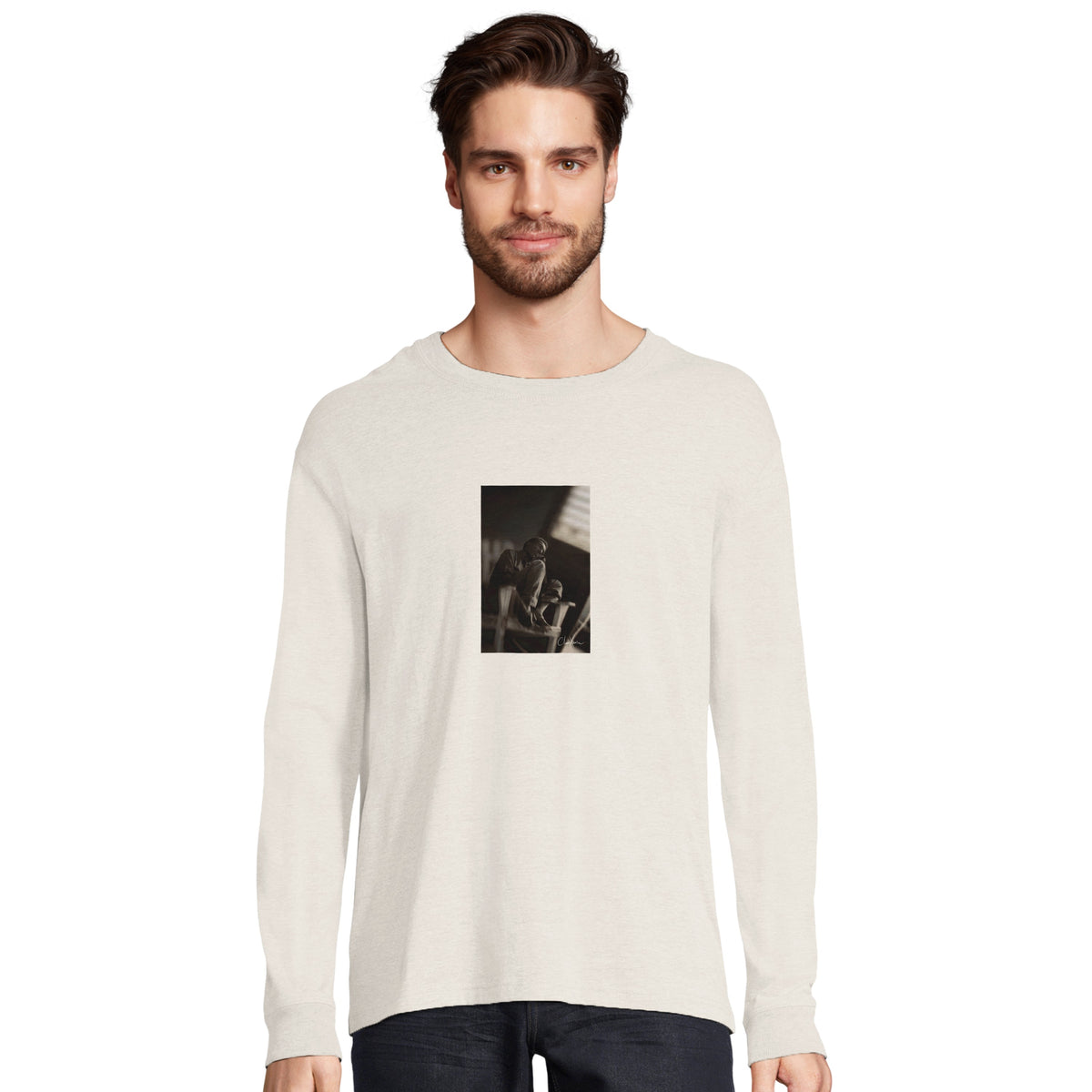 Hopeful - "A Dreamer's Strength" Long sleeve Off White 3