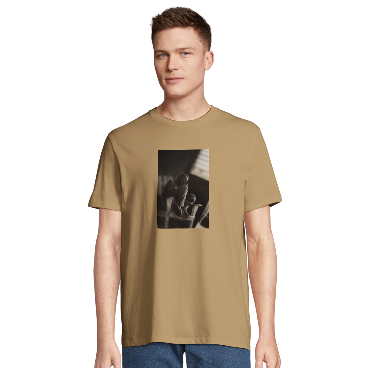 Hopeful - "A Dreamer’s Strength" T-shirt dark beige 4