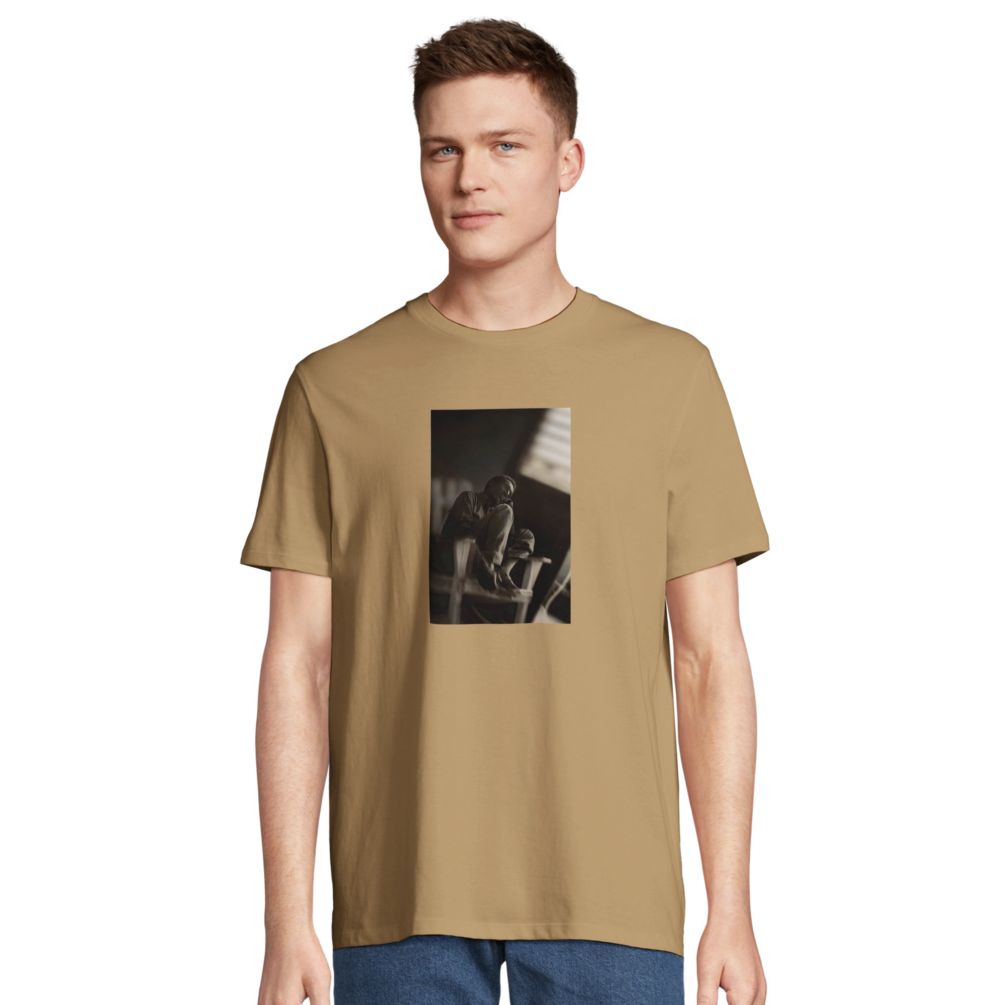Hopeful - "A Dreamer’s Strength" T-shirt dark beige 4
