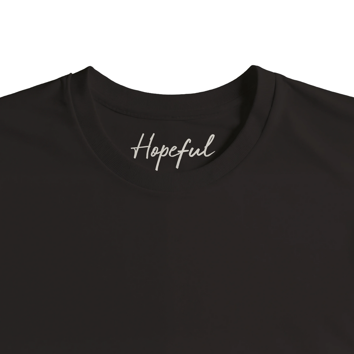 Hopeful - "A Dreamer’s Strength" T-shirt Deep Black 2