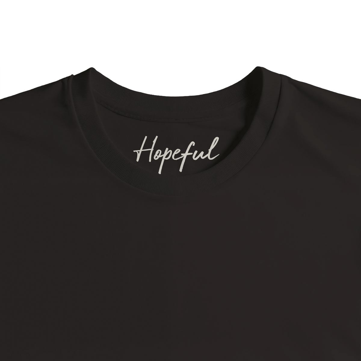 Hopeful - "A Dreamer’s Strength" T-shirt Deep Black 2