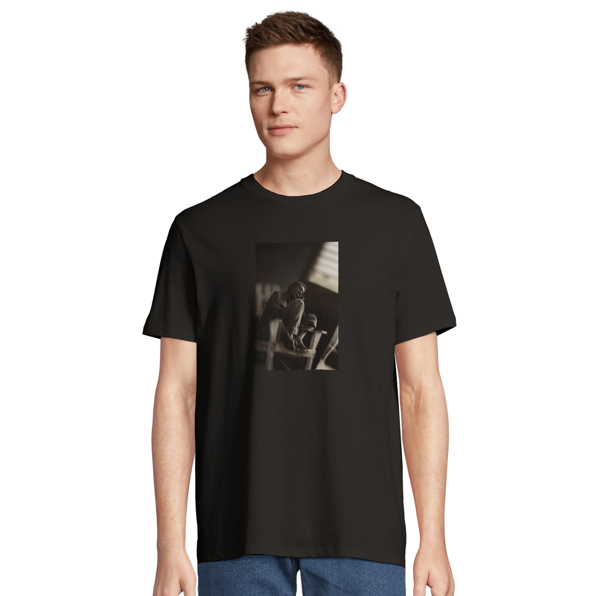 Hopeful - "A Dreamer’s Strength" T-shirt Deep Black 4