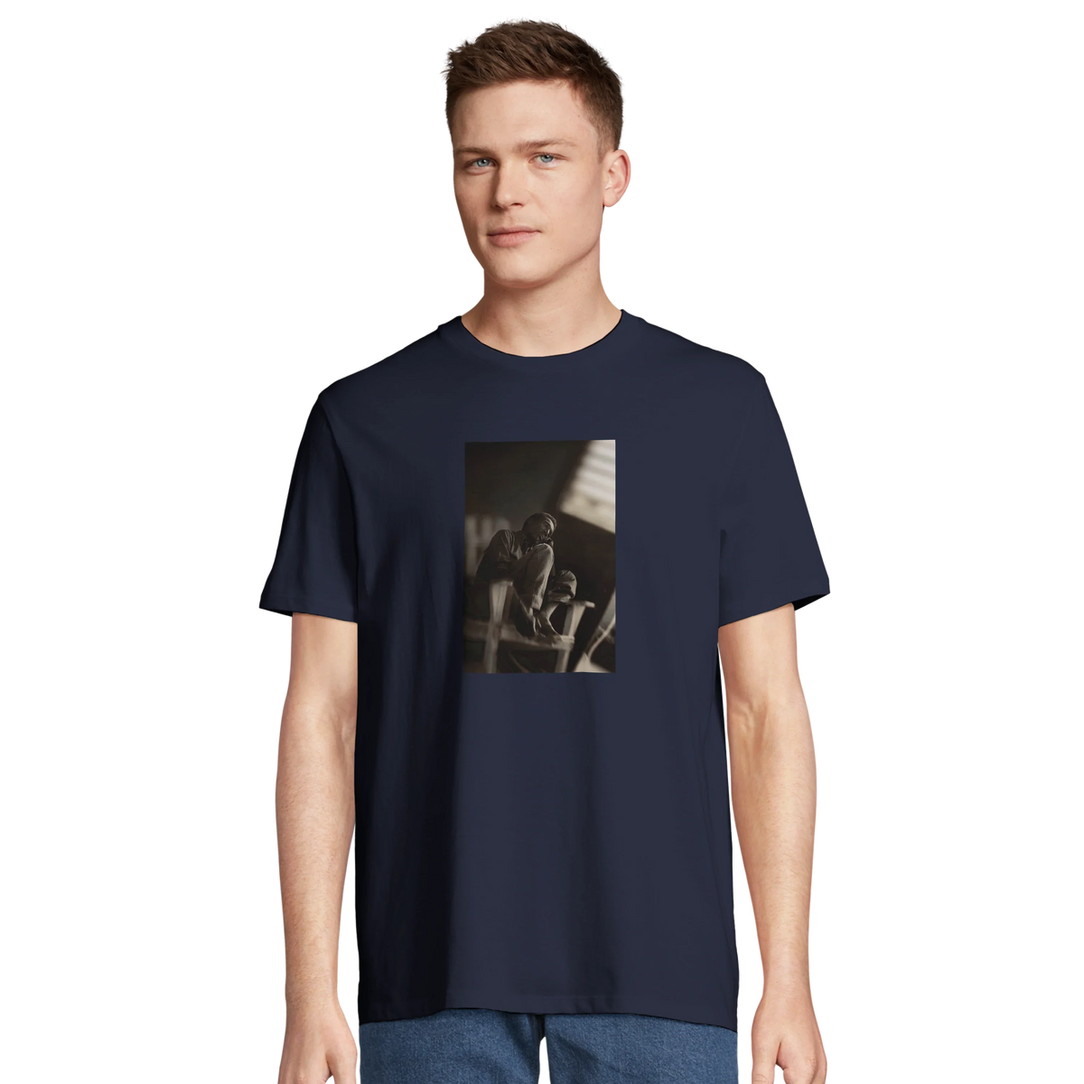 Hopeful - "A Dreamer’s Strength" T-shirt French Navy 4