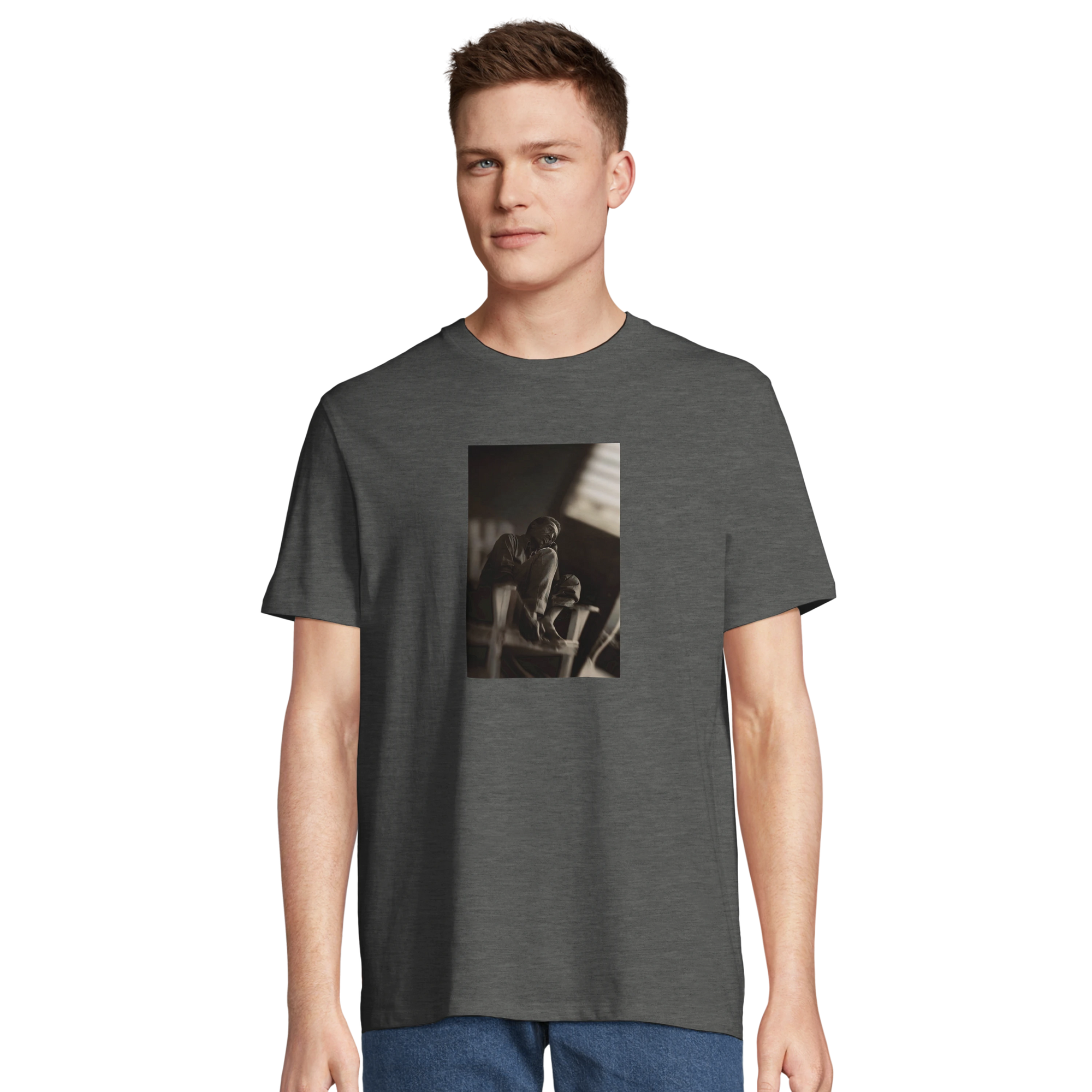 Hopeful - "A Dreamer’s Strength" T-shirt Grey Melange 4