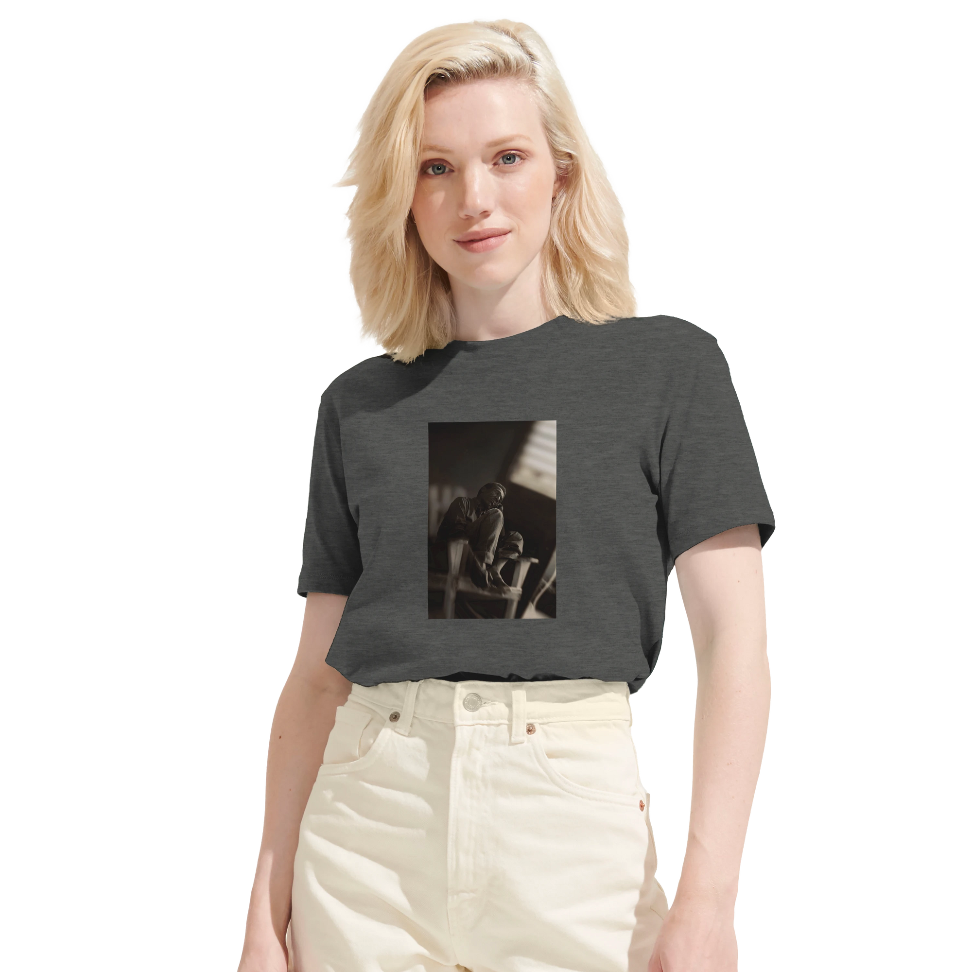 Hopeful - "A Dreamer’s Strength" T-shirt Grey Melange 6