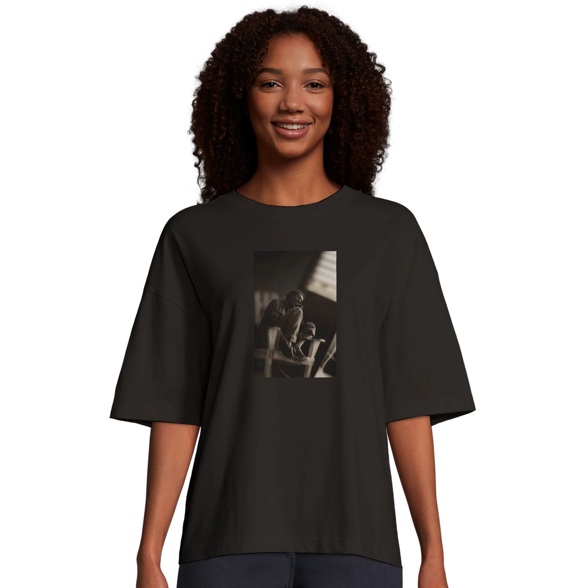 Hopeful - "A Dreamer’s Strength" T-shirt Deep Black 4