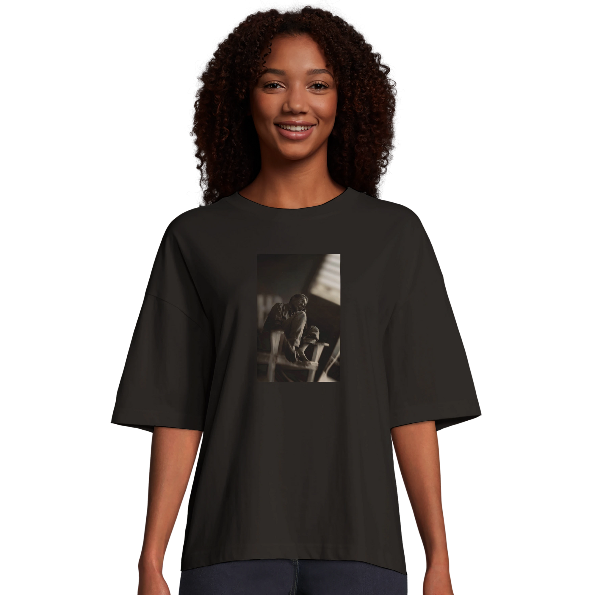 Hopeful - "A Dreamer’s Strength" T-shirt Deep Black 4