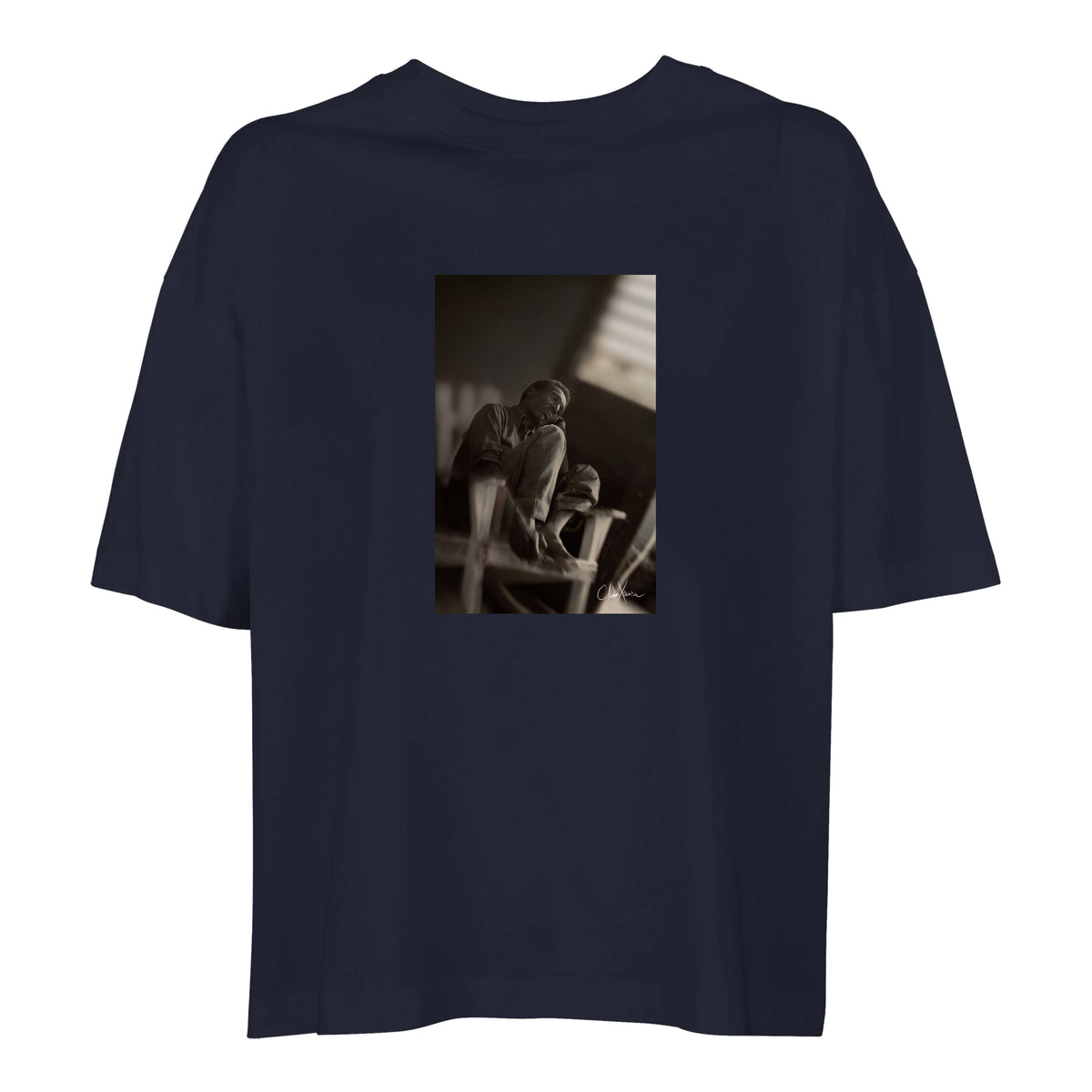Hopeful - "A Dreamer's Strength" T-shirt French Navy 1