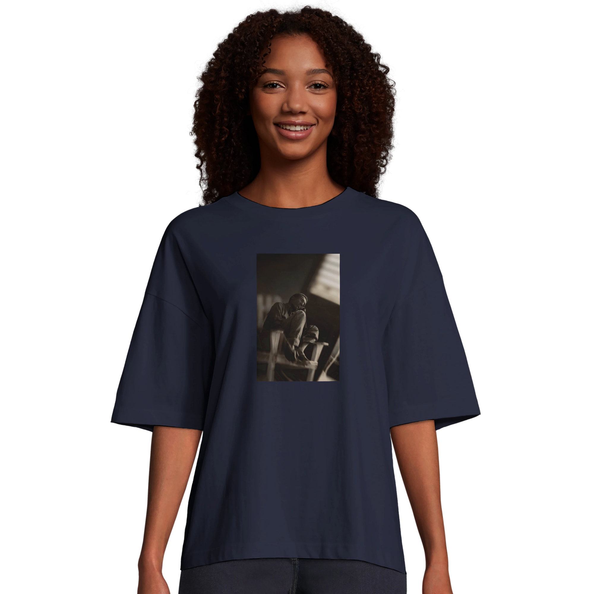Hopeful - "A Dreamer’s Strength" T-shirt French Navy 4