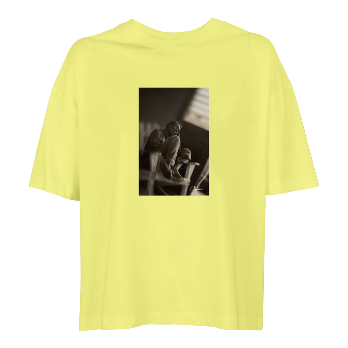 Hopeful - "A Dreamer's Strength" T-shirt Light Yellow 1