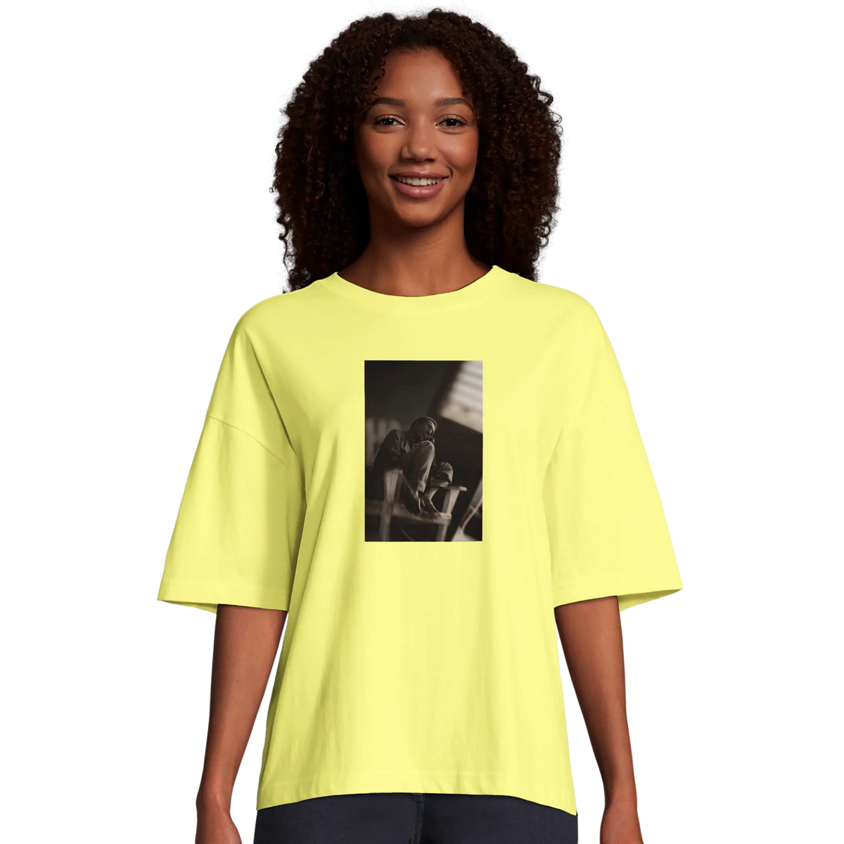 Hopeful - "A Dreamer’s Strength" T-shirt Light Yellow 4