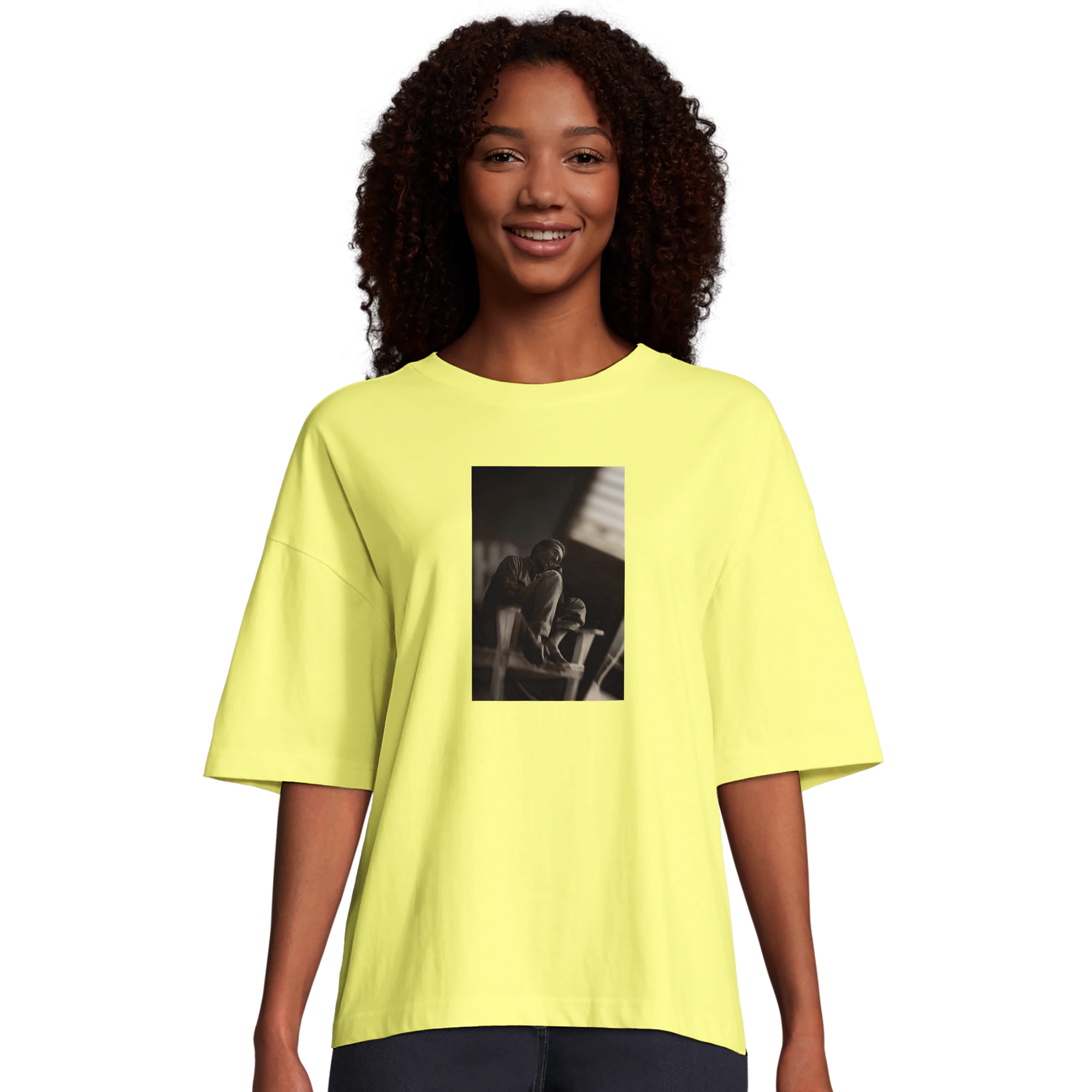 Hopeful - "A Dreamer’s Strength" T-shirt Light Yellow 4