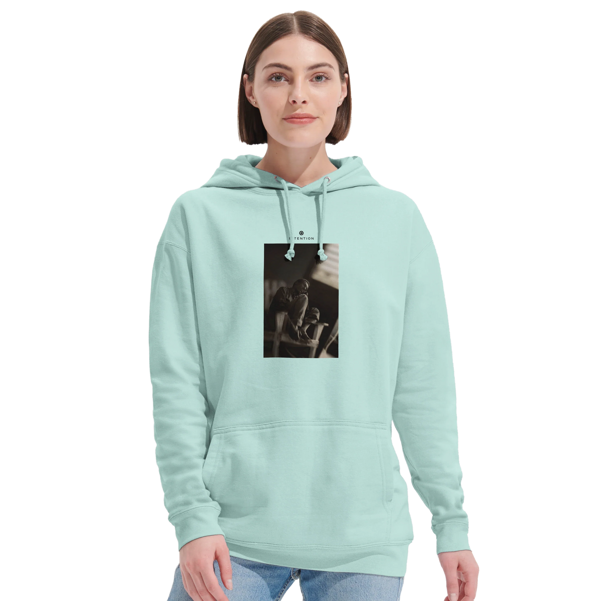 Hopeful - "A Dreamer’s Strength" Hoodie arctic blue 5