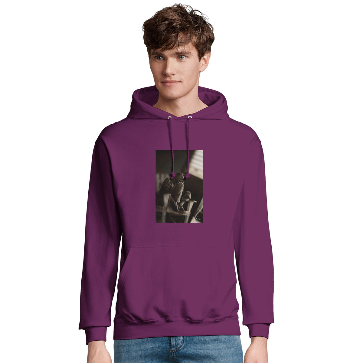 Hopeful - "A Dreamer's Strength" Hoodie astral purple 4